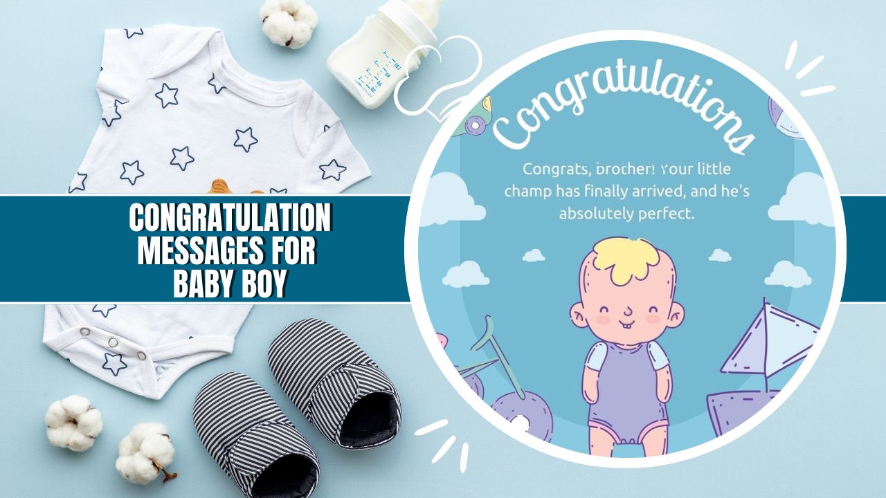congratulation messages for baby boy